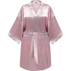 GLOV Bathrobes Kimono-style župan pro ženy satén Pink 1 ks
