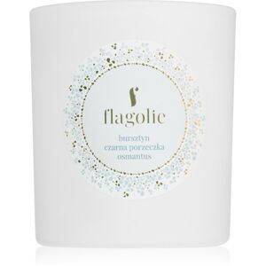 Flagolie White Label Amber, Blackcurrant, Osmanthus vonná svíčka 150 g