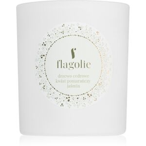 Flagolie White Label Cedar Tree, Orange Blossom, Jasmine vonná svíčka 150 g