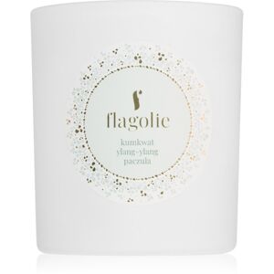 Flagolie White Label Kumquat, Ylang-Ylang, Patchouli vonná svíčka 150 g