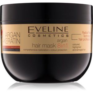Eveline Cosmetics Argan + Keratin maska na vlasy s keratinem a arganov