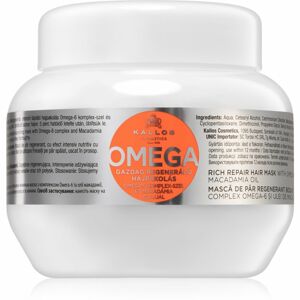 Kallos Omega vyživující maska na vlasy s omega 6 komplexem a makadamia olejem 275 ml