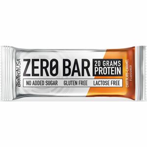BioTech USA Zero Bar protein proteinová tyčinka příchuť chocolate & caramel 50 g