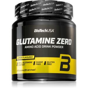 BioTechUSA Glutamine Zero podpora sportovního výkonu a regenerace II. příchuť peach ice tea 300 g