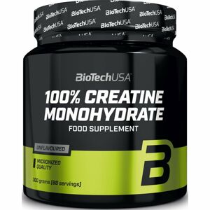 BioTech USA 100% Creatine Monohydrate podpora sportovního výkonu 300 g