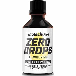 BioTech USA Zero Drops Flavor dochucovadlo bez kalorií příchuť vanilla 50 ml