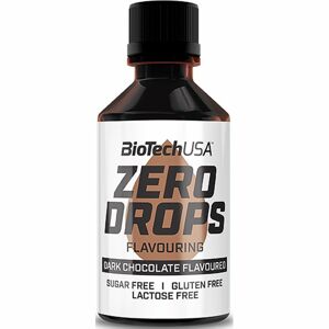 BioTech USA Zero Drops Flavor dochucovadlo bez kalorií příchuť chocolate 50 ml