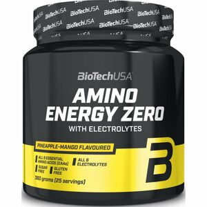 BioTech USA Amino Energy Zero with Electrolytes podpora sportovního výkonu a regenerace příchuť pineapple & mango 360 g