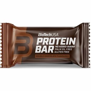 BioTech USA Protein Bar proteinová tyčinka příchuť double chocolate 35 g
