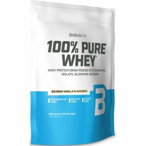 BioTech USA 100% Pure Whey syrovátkový protein I. příchuť bourbon vanilla 1000 g