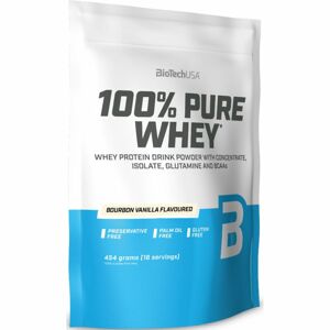 BioTech USA 100% Pure Whey syrovátkový protein I. příchuť bourbon vanilla 454 g