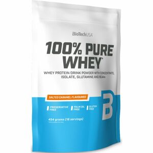 BioTech USA 100% Pure Whey syrovátkový protein III. příchuť salted caramel 454 g