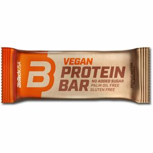 BioTechUSA Vegan Protein Bar proteinová tyčinka II. příchuť peanut butter 50 g