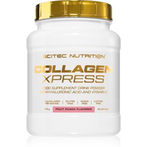 Scitec Nutrition Collagen Xpress prášek pro správné fungování organismu a normální stav vlasů a nehtů příchuť Fruit Punch 475 g