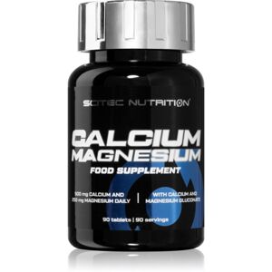 Scitec Nutrition Calcium-Magnesium tablety pro podporu normální činnosti nervové soustavy, svalů, zubů a snížení míry únavy 90 tbl