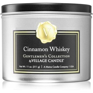 Village Candle Gentlemen's Collection Cinnamon & Whiskey vonná svíčka v plechovce 311 g