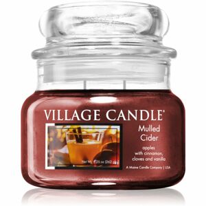Village Candle Mulled Cider vonná svíčka (Glass Lid) 262 g