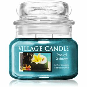 Village Candle Tropical Gateway vonná svíčka (Glass Lid) 262 g