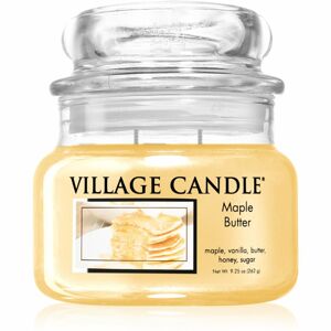 Village Candle Maple Butter vonná svíčka (Glass Lid) 262 g