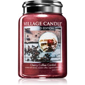 Village Candle Cherry Coffee Cordial vonná svíčka 602 g