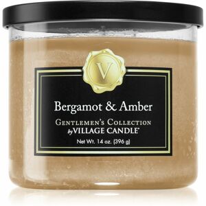 Village Candle Gentlemen's Collection Bergamot & Amber vonná svíčka 369 g