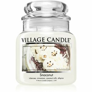 Village Candle Snoconut vonná svíčka (Glass Lid) 389 g