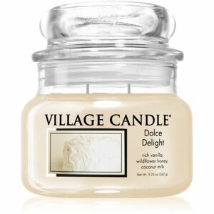 Village Candle Dolce Delight vonná svíčka (Glass Lid) 262 g