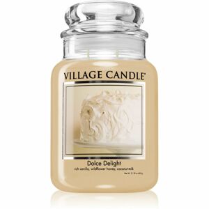 Village Candle Dolce Delight vonná svíčka (Glass Lid) 602 g