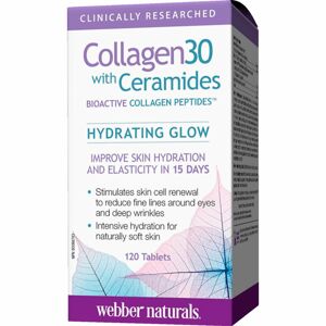 Webber Naturals Collagen30® with Ceramides kolagen pro hydrataci a vypnutí pokožky 120 ks