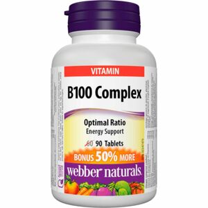 Webber Naturals B100 Complex komplex vitamínu B 90 ks