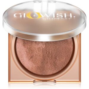 Huda Beauty Glo Wish Soft Radiance Mini kompaktní bronzující pudr odstín 04 - Deep Tan 3 g