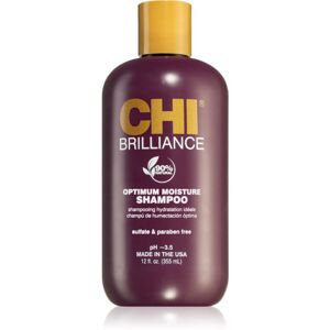 CHI Brilliance Optimum Moisture Shampoo hydratační šampon pro lesk a hebkost vlasů 355 ml