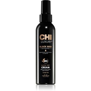 CHI Luxury Black Seed Oil Blow Dry Cream vyživující a termoochranný krém pro uhlazení vlasů 177 ml