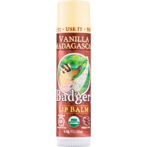 Badger Classic Vanilla Madagascar balzám na rty