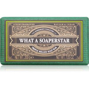 The Somerset Toiletry Co. Distinguished Gentlemen Soap Bar tuhé mýdlo pro muže Balsam & Cedar 200 g