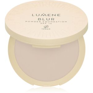 Lumene Blur kompaktní pudr a make-up 2 v 1 SPF 15 odstín No. 3 10 g