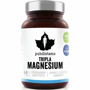 Puhdistamo Triple Magnesium doplněk stravy pro podporu činnosti nervové soustavy 60 ks