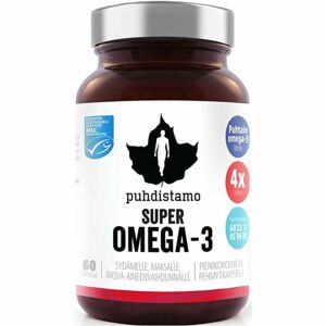 Puhdistamo Super Omega 3 podpora správného fungování organismu 60 ks