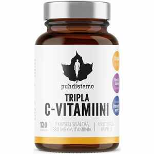 Puhdistamo Triple Vitamin C podpora imunity 120 ks