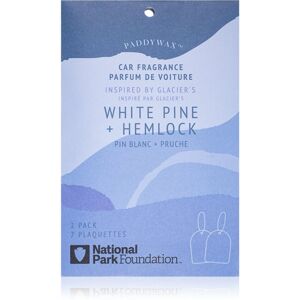Paddywax Parks White Pine + Hemlock vůně do auta 2 ks