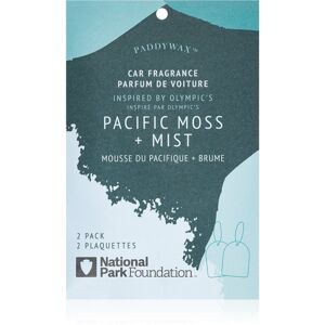 Paddywax Parks Pacific Moss & Mist vůně do auta 2 ks