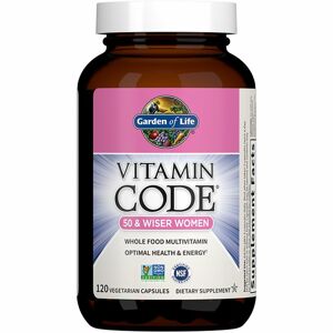 Garden of Life RAW Vitamin Code pro ženy po padesátce komplexní multivitamín pro ženy 50+ 120 ks