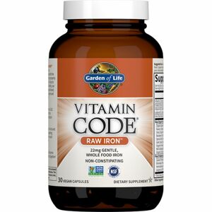 Garden of Life Vitamin Code Železo podpora krvetvorby 30 ks