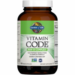 Garden of Life Vitamin Code RAW Vitamin B Complex komplex vitamínu B 60 ks