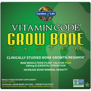Garden of Life Vitamin Code Grow Bone System pro správný růst kostí 210 ks
