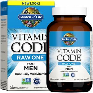 Garden of Life RAW Vitamin Code One for Men komplexní multivitamín pro muže 75 ks