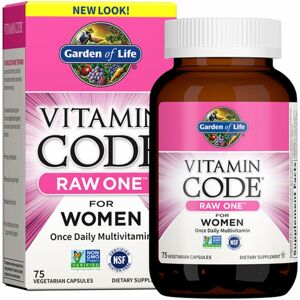 Garden of Life RAW Vitamin Code One for Women komplexní multivitamín pro ženy 75 ks