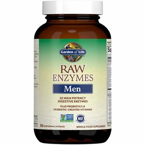 Garden of Life RAW Enzymy Men Digestive Health doplněk stravy pro muže 90 ks