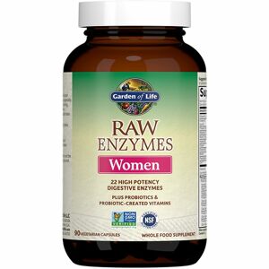 Garden of Life RAW Enzymy Women Digestive Health doplněk stravy pro ženy 90 ks