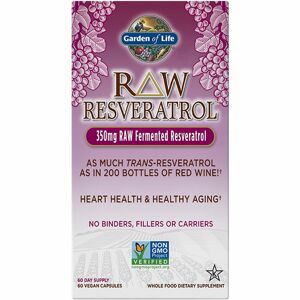 Garden of Life Raw Resveratrol náhrada (350 mg RAW Fermented Resveratrol) 60 cap